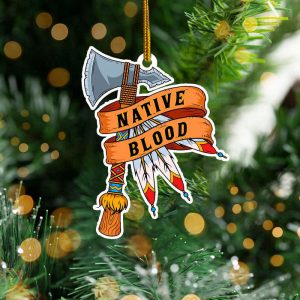 Native Blood Christmas Ornament Pride Native…