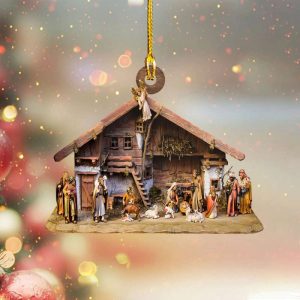 Nativity Scene Ornament Christmas Ornaments With…