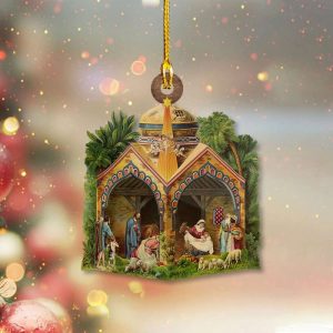 Nativity Scene Ornament Nativity Scene Christmas…