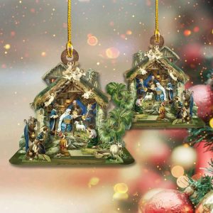 Nativity Scene Ornament Nativity Scene Christmas…