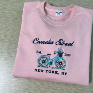 New York Embroidered Sweatshirt 2D Crewneck…