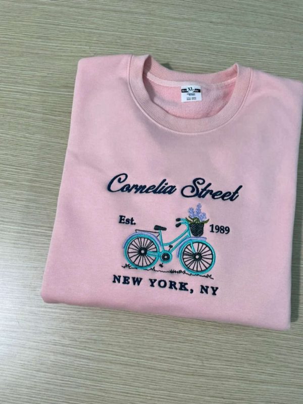 New York Embroidered Sweatshirt 2D Crewneck Sweatshirt Gift For Family