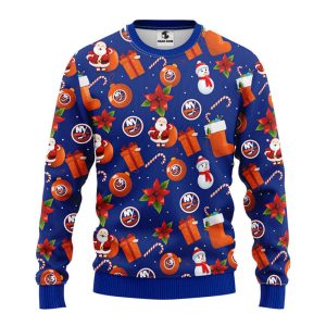 new york islanders santa claus snowman christmas ugly sweater gift for christmas .jpeg