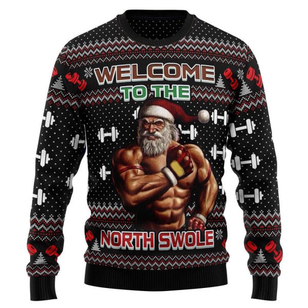 North Swole HT101302 Ugly Christmas Sweater – Perfect Gift by Noel Malalan