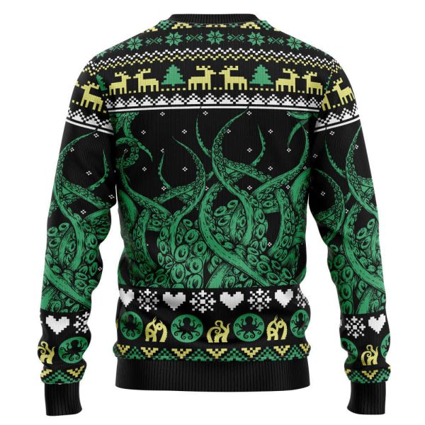 Octopus Cool D3009 Ugly Christmas Sweater – Noel Malalan Signature
