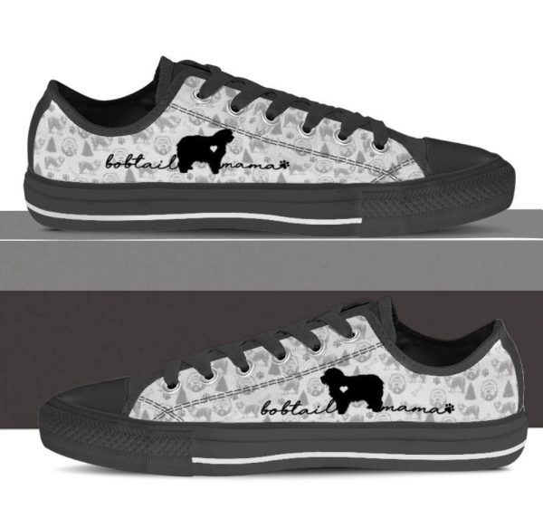 Old English Sheepdog Low Top Shoes Sneaker