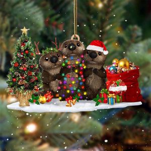Otter Christmas Ornament Otter Lovers Ornament…