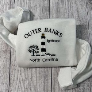 outer banks of north carolina embroidered sweatshirt north carolina light house.jpeg