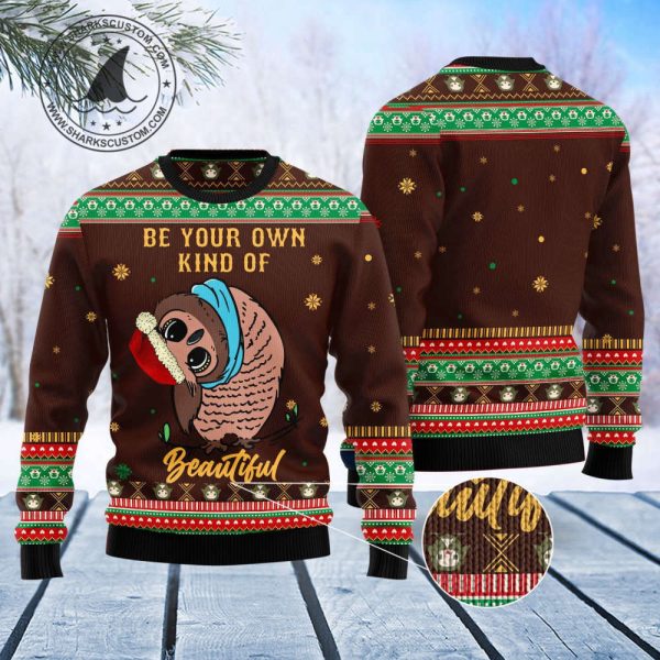 Owl Beautiful T1111 Ugly Christmas Sweater – Noel Malalan Signature
