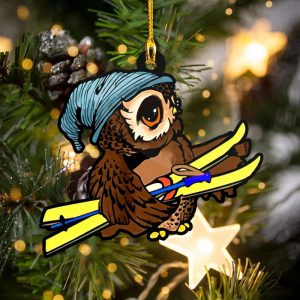 Owl Ornament Owl Christmas Tree Ornaments…