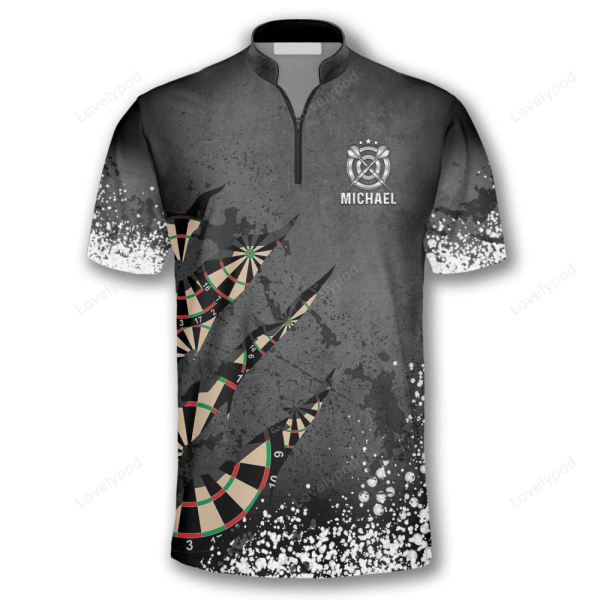 Paint Splash Custom Darts Jerseys For Men, 3d All Over Print Dart Shirt, Dart Jersey Shirt