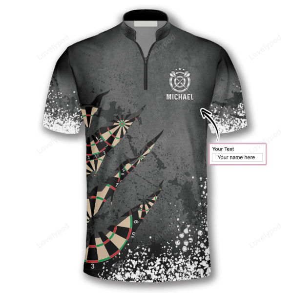 Paint Splash Custom Darts Jerseys For Men, 3d All Over Print Dart Shirt, Dart Jersey Shirt