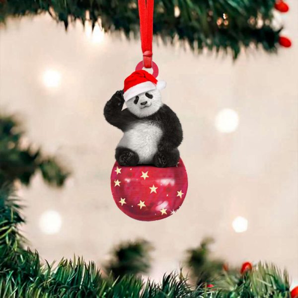 Panda Christmas Ornament Animal Cute Christmas Tree Ornament Decorations Gift Ideas For Her