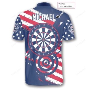 patriotic flag red blue custom darts jerseys for men crown dart shirt flag usa shirt 1.png