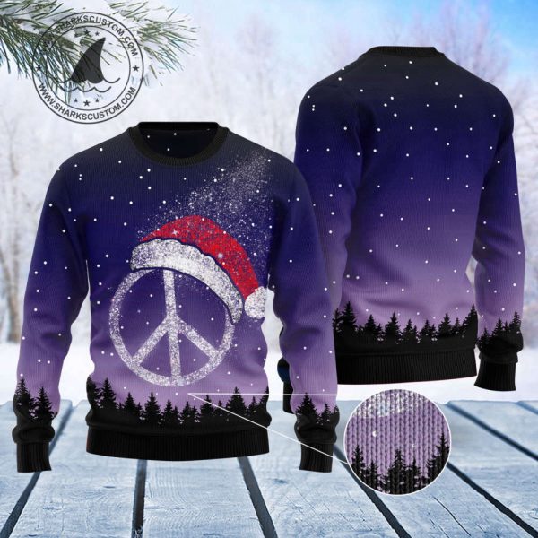 Peace Hippie T0311 Ugly Christmas Sweater – Best Gift For Christmas