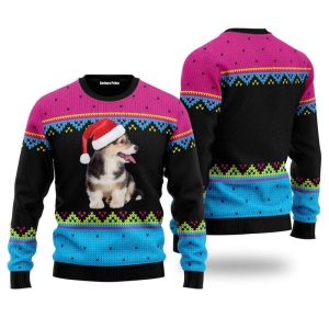 Pembroke Welsh Corgi Ugly Christmas Sweater…