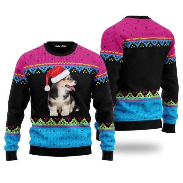 Pembroke Welsh Corgi   Ugly Christmas Sweater  , Pembroke Welsh Corgi    Unisex Crewneck Sweater