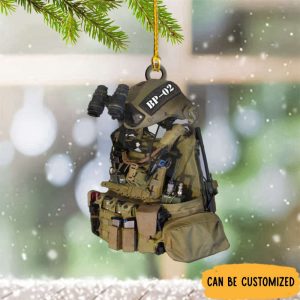 Personalized Army Christmas Ornament Military Ornaments…