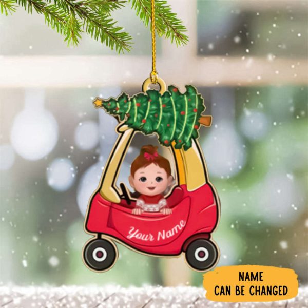 Personalized Babys First Christmas Ornament Babys 1St Christmas Ornament Baby In Christmas Car