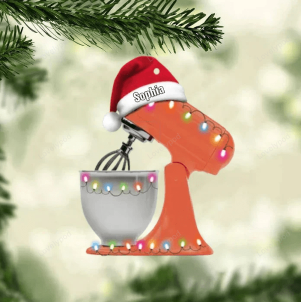 Personalized Baking Christmas Ornament, Christmas Tree Decor