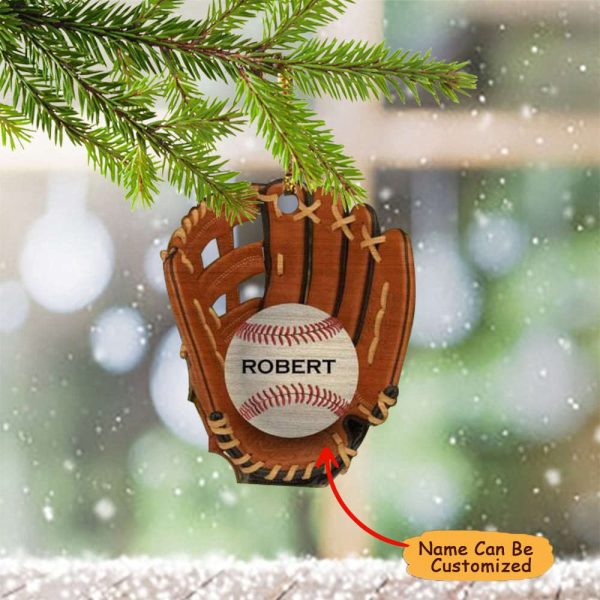 Personalized Baseball Ornament 2023 Baseball Christmas Ornaments Gifts For Sport Lovers