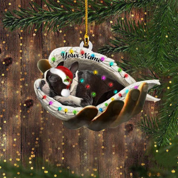 Personalized Boston Terrier Christmas Ornament Christmas Tree Ornament 2023
