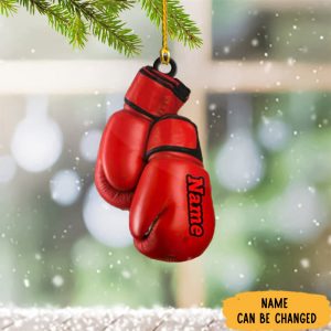 Personalized Boxing Ornament Boxing Gloves Christmas…