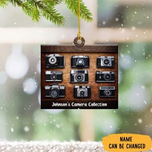 Personalized Camera Christmas Ornament My Camera…