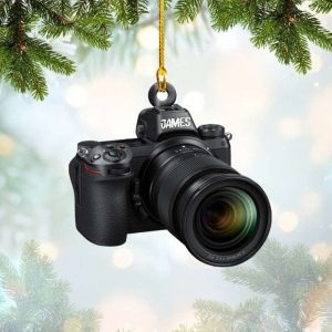 personalized camera ornament custom shaped acrylic camera ornament for camera men 4.jpeg