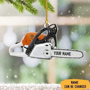 Personalized Chainsaw Christmas Ornament Chainsaw Christmas…