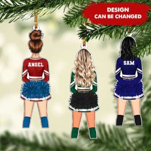 Personalized Cheer Ornament Cheer Christmas Ornaments…