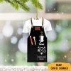 Personalized Chef Christmas Ornament Chef Christmas Tree Ornaments Gift For Cooking Lovers