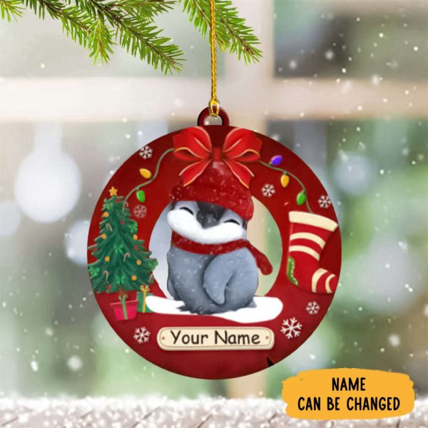 Personalized Christmas Penguin Ornament Penguin Christmas Tree Ornaments Home Decoration