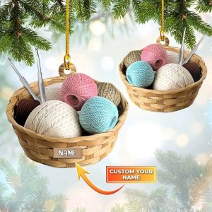 Personalized Crochet Ornament Crochet Christmas Tree…