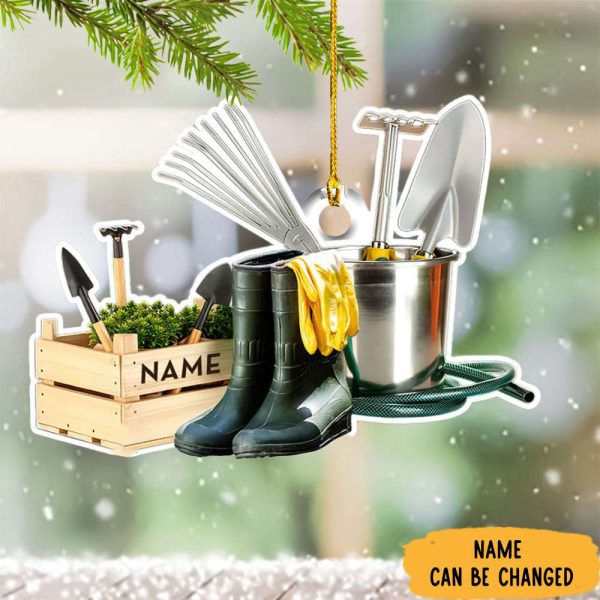 Personalized Gardener Ornament 2023 Christmas Tree Ornaments For Gardeners