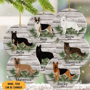 Personalized German Shepherd Ornament Christmas Gifts…