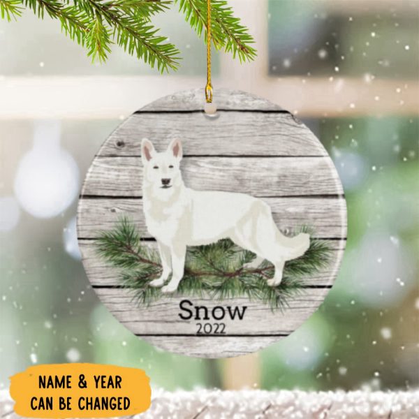 Personalized German Shepherd Ornament Christmas Gifts For Dog Lover