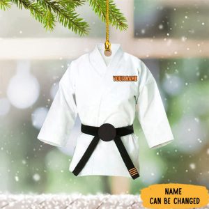Personalized Karate Christmas Ornament Karate Christmas…