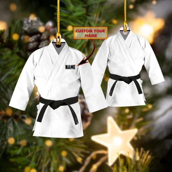 Personalized Karate Christmas Ornament Martial Arts Ornaments Christmas 2023