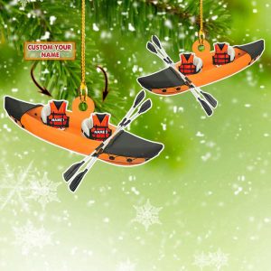 Personalized Kayak Ornament Kayak Christmas Tree…