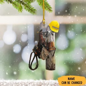 Personalized Lineman Christmas Ornaments Power Lineman…