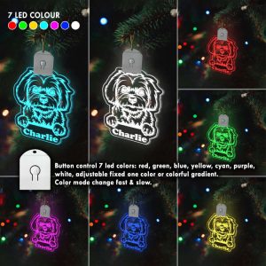 personalized maltese christmas ornament traditional christmas tree decorations gifts for pet lovers 2.jpeg