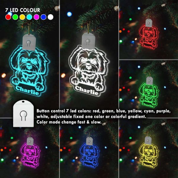 Personalized Maltese Christmas Ornament Christmas Tree Decorations Gifts For Pet Lovers