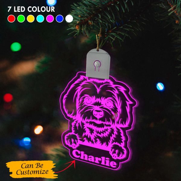 Personalized Maltese Christmas Ornament Christmas Tree Decorations Gifts For Pet Lovers