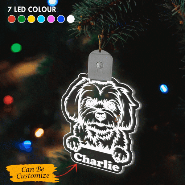 Personalized Maltese Christmas Ornament Christmas Tree Decorations Gifts For Pet Lovers