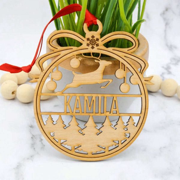 Personalized Name Christmas Ornament Customized Christmas Tree Ornaments