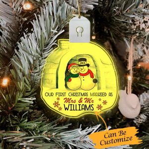 personalized our first christmas married as mr and mrs led ornaments 2023 xmas decor 4.jpeg