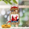 Personalized Photo Family Sled Ornament Custom Family Christmas Ornaments 2023