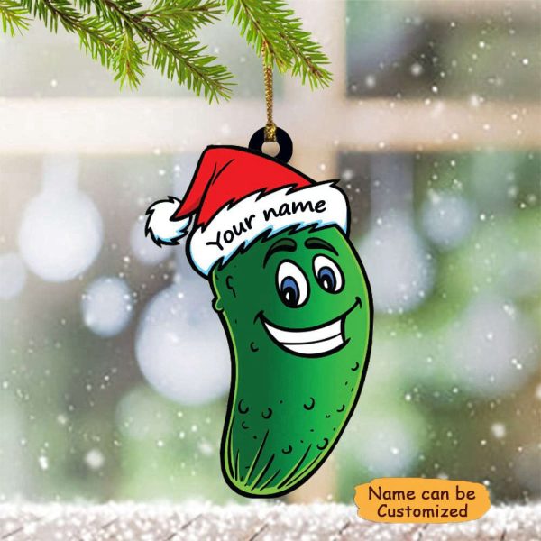 Personalized Pickle Christmas Ornament 2023 Pickle Christmas Tree Ornament Decorations