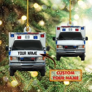 Personalized Police Car Christmas Ornament Best…